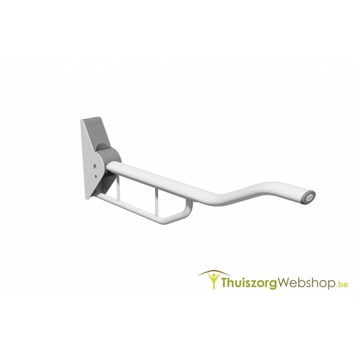 Aluminium opklapbare toiletbeugel Ropox