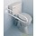 Barre d'appui WC pliable asans pied d'appui