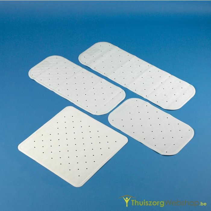 Non-slip shower/bath mat with suction cups