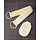 Towel with handles and matching washcloth