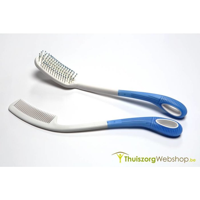 Extended comb or brush