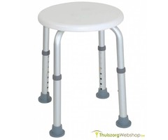 Economy shower chair with round seat