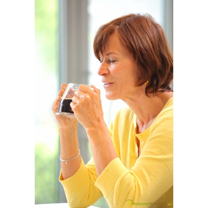 Gobelet incliné Handycup® avec 2 becs verseurs