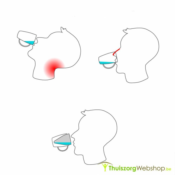 Isolerende beker met ergonomisch handvat