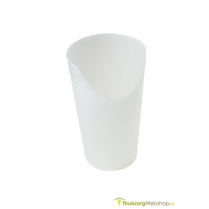 Neusbeker (Standaard) van 200 ml - wit-transparant