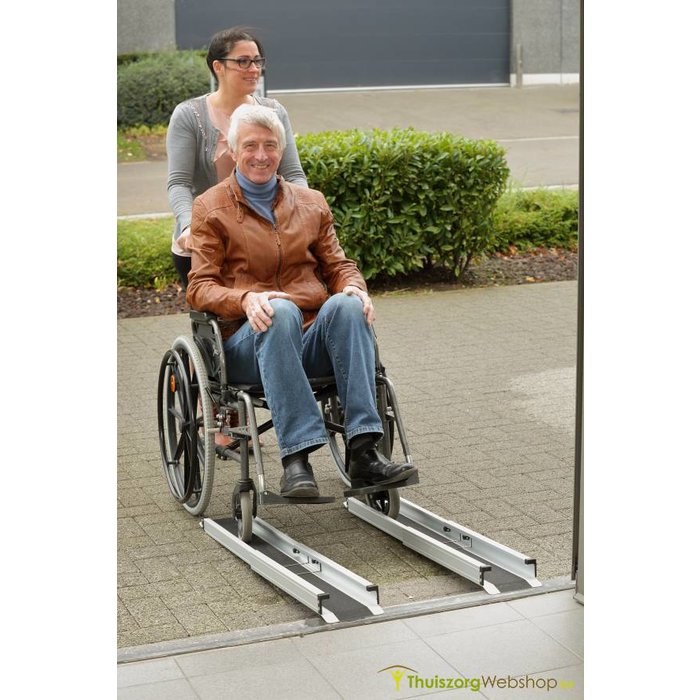 Ramp ramps lightweight, extendable, telescopic, per pair