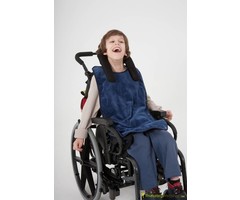 Large bib in terry cloth