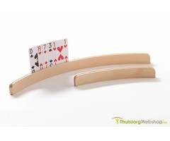 Luxe houten speelkaartenhouder