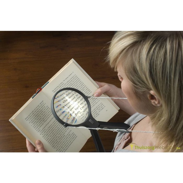 Magnifying glass with lanyard (with or without light)