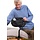 Bed transfer bracket with handy storage bag with 4 compartments