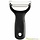 Peeler with thickened handle