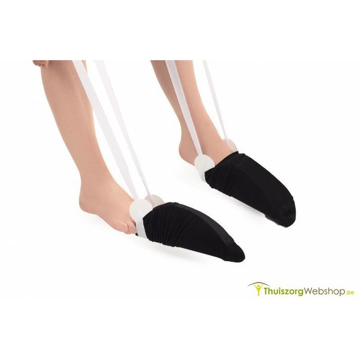 Stocking puller ankle