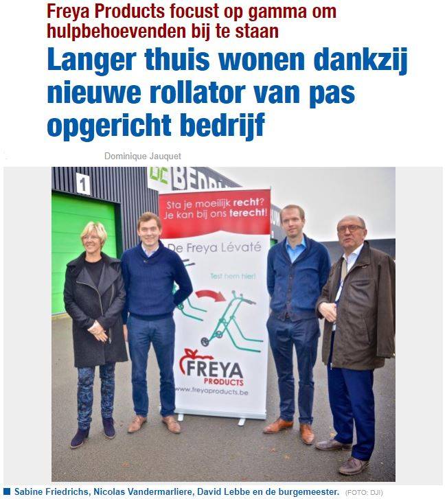 Freya Products focust op gamma om hulpbehoevenden bij te staan