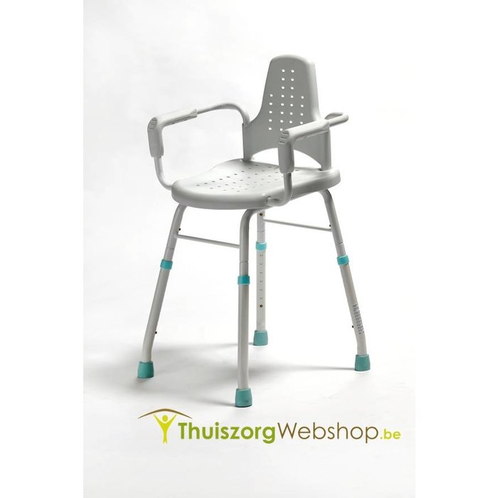 Prima Modular shower and work chair with arm and backrest - Available in 2 sizes