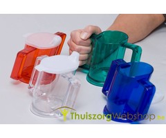 Gobelet incliné Handycup® avec 2 becs verseurs