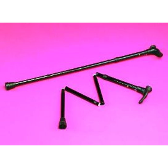Folding walking stick with anatomical handle Homecraft