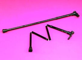 Wandelstok opvouwbaar met anatomische handgreep Homecraft