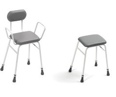 Shower and work chair with vinyl seat Days