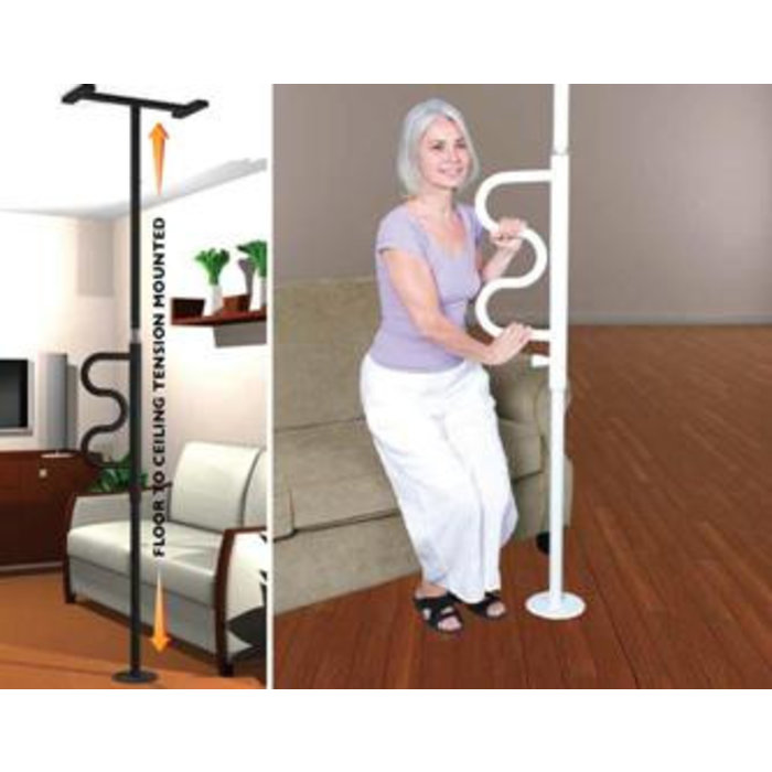 Transfer Pole Stander™ with double curved pivoting handle