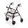 Rollator with 4 wheels for heavier persons, foldable XXL