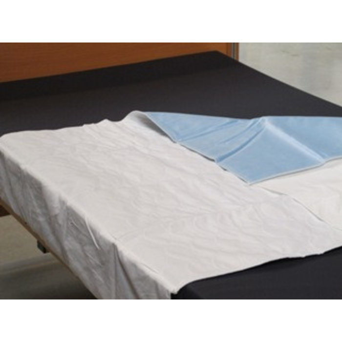Reusable absorbent mattress protector for incontinence