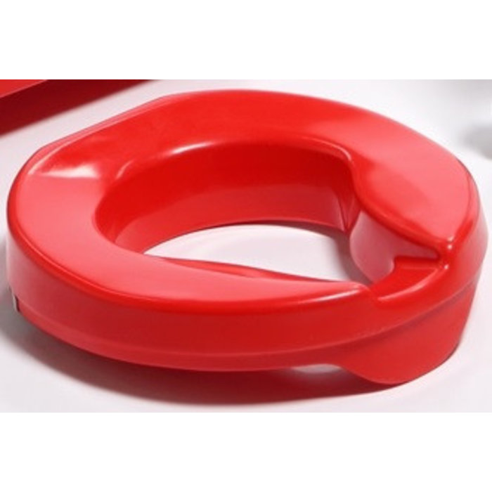 Toilet raiser in contrasting color
