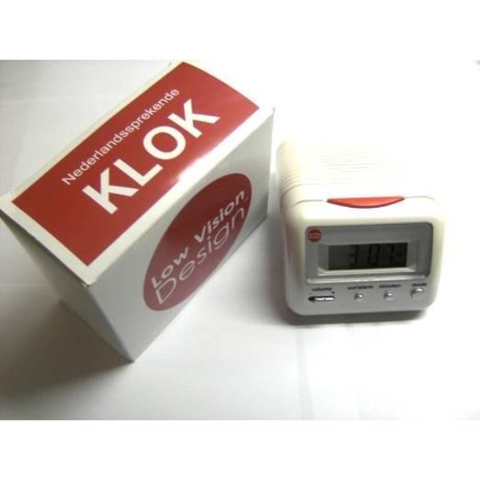 Speaking alarm clock in Dutch
