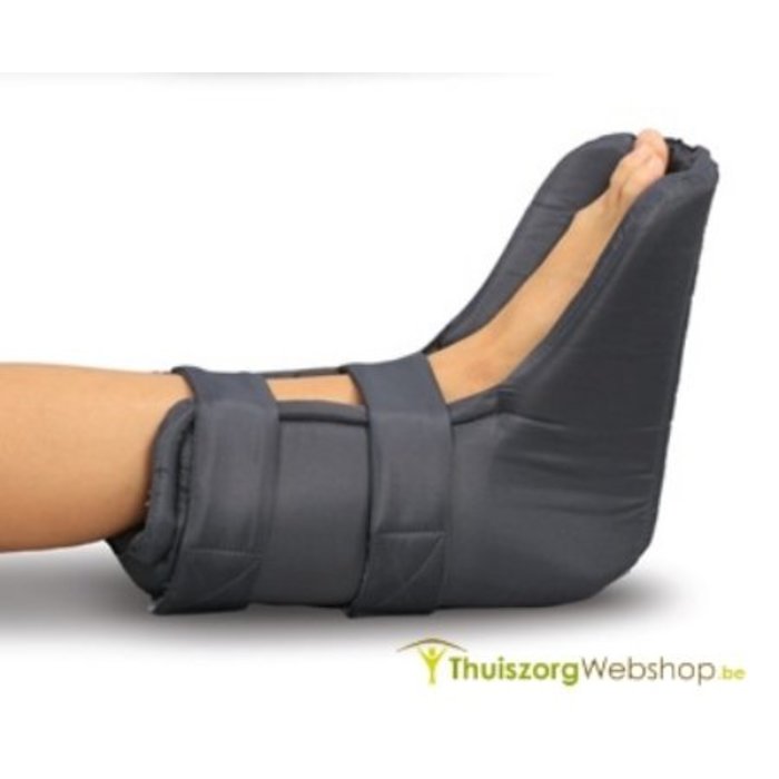 Protège-talon avec talon flottant contre les escarres