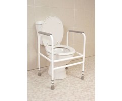Toilet frame white