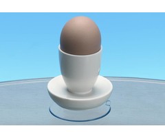 Eierdopjes op zuignap