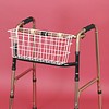 Wire basket for walking frame