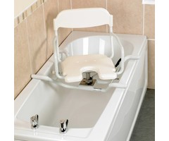 Siège de bain rotatif avec évidement