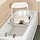 Siège de bain rotatif avec évidement