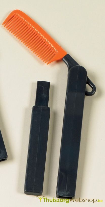 Peigne à cheveux rallongé, pliable