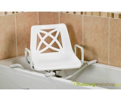 Swivel aluminum bath seat