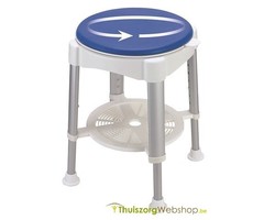 Chaise de douche avec siège rond rotatif