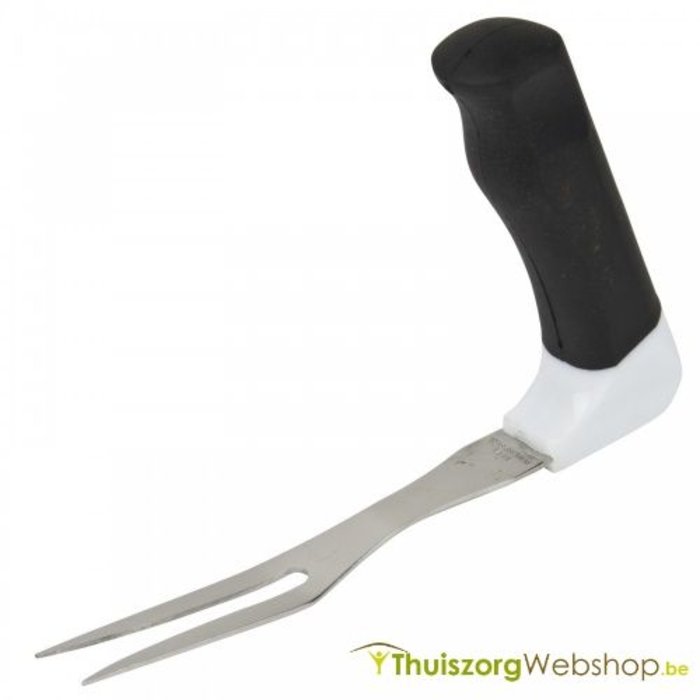 Meat fork with ergonomic handle