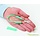 Mini scissors self-opening Easi-Grip® with sharp point 30 mm - light green
