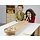 Jeu de quilles de table compact en bois