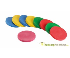 Rubber throwing discs