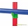 Mounting clip for gymnastics poles and hoops (3 options)