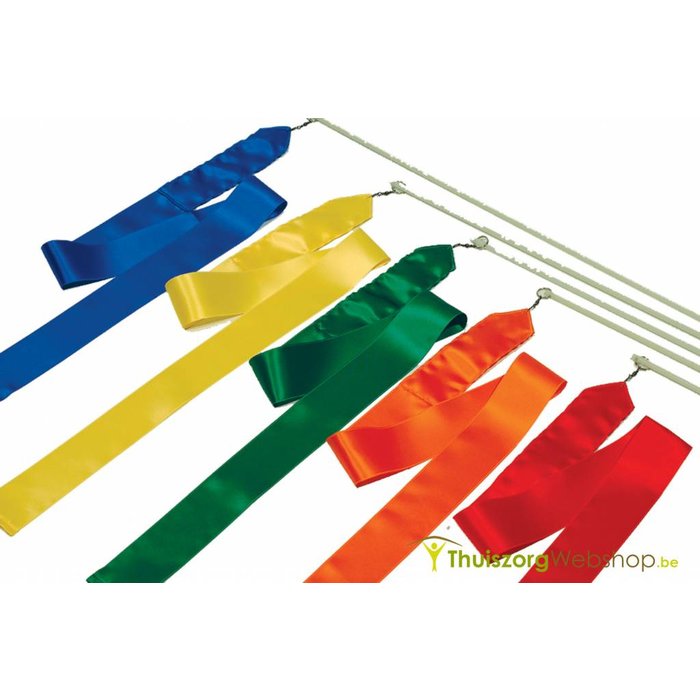 Gymnastieklinten van 2 meter - Set van 5 stuks