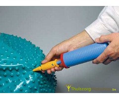 Hand pump for exercise balls