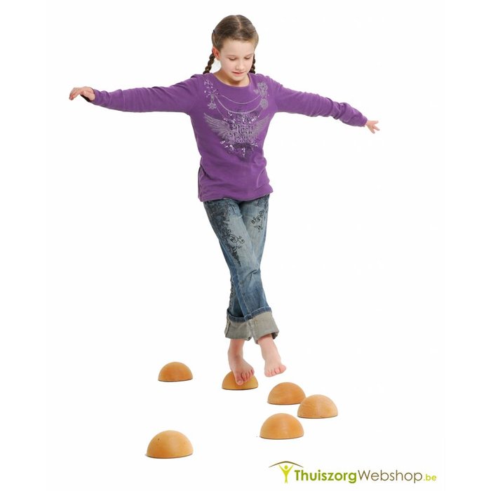Half step ball in wood