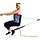 Pulley system for lower limb exercises