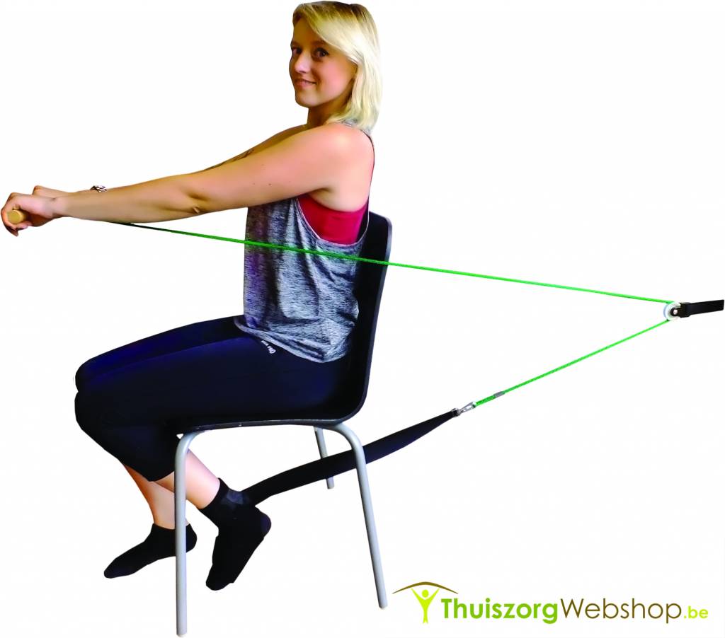 Système de poulies pour exercices des membres inférieurs