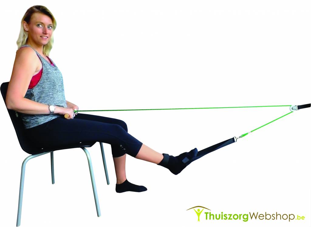 Système de poulies pour exercices des membres inférieurs