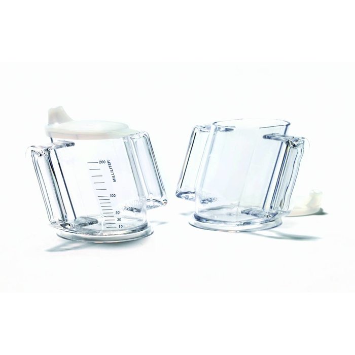 Handycup® institution 80° transparent (per 12)