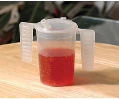 Cup with 2 wing handles and 2 drinking spouts