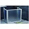 Paroi de douche portable Evolution 3 panneaux - 80 cm de hauteur